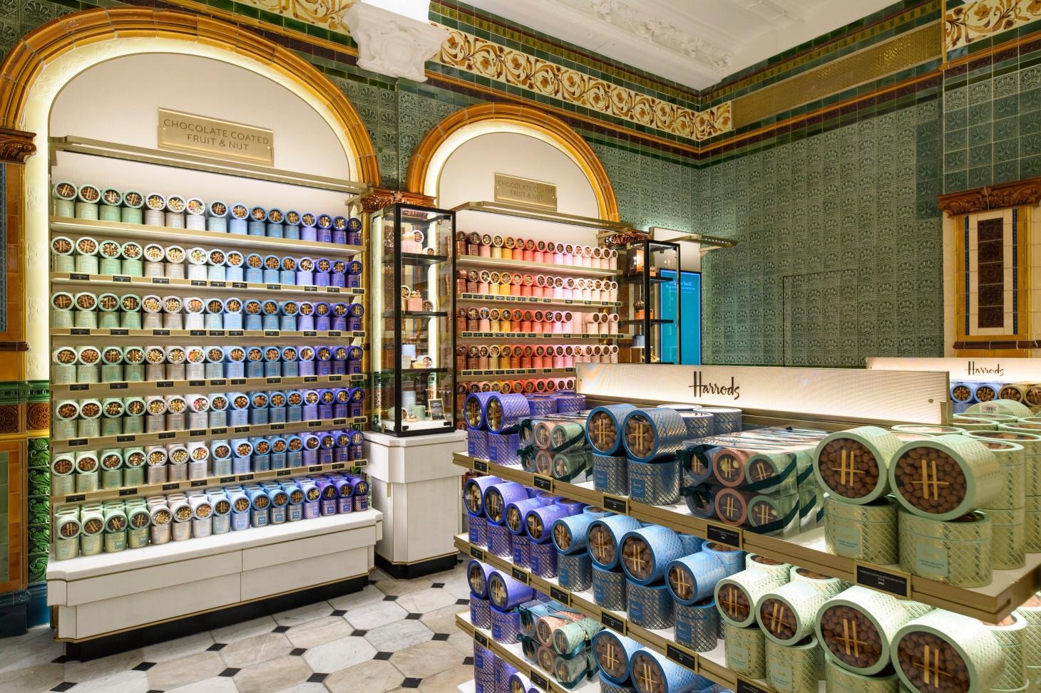 Harrods Chocolate Hall from Wallpaper Magazine